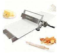 EXSHUING Sfogliatrice Manuale Pieghevole, Macchina Per Pasta Sfoglia A Manovella, Spessore Della Pasta Regolabile Da 0 A 25 Mm (0-0,98 Pollici), Adatta Per Croissant Pasta Sfoglia Pizza(Model 400)