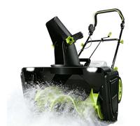 EXSHUING Spazzaneve A Batteria Per La Casa, Spazzaneve A Batteria Con Motore Brushless Da 3500 W, Larghezza Di Sgombero 50 Cm, Profondità Di Sgombero 25 Cm, Ideale Per Vialetti E Cortili