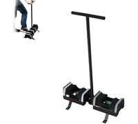 EXSHUING Spazzola Per Stivali Da Esterno E Spazzola Per Stivali Resistente, Sist-ema Di Pulizia A 4 Superfici Con Plastica E Metallo Rinforzati Telaio, Per Uso In Giardino, Fattoria E Sentieri(Dual)