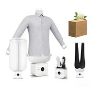 EXSHUING Stiratura Automatica A Mani Libere, Asciugatura Rapida 8 Min Con Vapore 1400w, Per Camicie/Pantaloni/Scarpe, Temp Regolabile Freddo/50/60/70°C, 3,8 Kg(C)