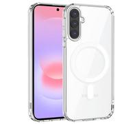 Exsight - Custodia per Samsung Galaxy A37 / A36 5G, custodia magnetica trasparente compatibile con MagSafe, custodia sottile per cellulare, protezione contro le cadute dell'airbag di grado militare