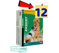 Exspot 1 ml 6 / 9 / 12 / 18 Pip - Cani da 2,5 kg a 40 kg - Antiparassitario Cane