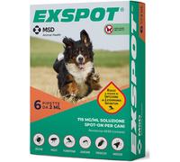 Exspot® Spot-On Antiparassitario per Cani 6 pipette da 2 ml