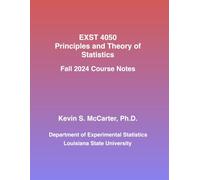 EXST 4050 - Principles and Theory of Statistics: Fall 2024