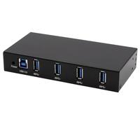 Exsys EX-11234HMS 4 Porte USB 3.2 Gen 1 HUB DIN-Rail Kit e Parete Via VL811+ Chipset