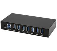 Exsys EX-11237HMS 7 porte USB 3.2 Gen 1 Huib Din-Rail Kit VIA VL811+ Chipset