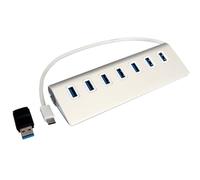 EXSYS EX-1137 - Contenitore in metallo HUB a 7 porte USB 3.0