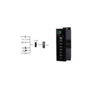 EXSYS EX1177HMVS - Hub industriale USB 2.0 a 7 porte, 15kV ESD, guida DIN
