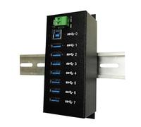 EXSYS EX1187HMVS - USB 3.0 hub with 7 outputs (for industrial use)