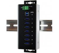 Hub USB EXSYS EX-1187HMVS-WT hub di interfaccia 3.2 Gen 1 (3.1 1) Type-B 5000 Mbit/s Nero [EX-1187HMVS-WT]