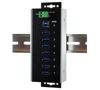 Hub USB EXSYS EX-1187HMVS-WT hub di interfaccia 3.2 Gen 1 (3.1 1) Type-B 5000 Mbit/s Nero [EX-1187HMVS-WT]