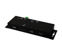 EXSYS EX-1190HMV-PD PD 4 Port USB 3.0, 3.1, 1G, HUB con USB PD C Femmina Nero