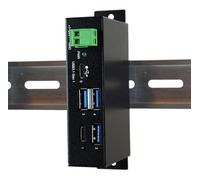 EXSYS EX-1195 - HUB in metallo USB 3.0/3.1con 1 porta C e 3 porte A.