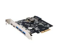 EXSYS EX-12006 - Scheda USB 3.2 Gen2 PCI Express (x4) con 3 porte A e 2 porte C
