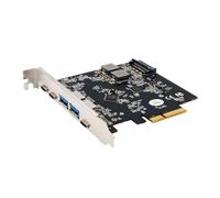 EXSYS EX-12007 - Scheda USB 3.2 Gen2 PCI Express (x4) con 2 porte A e 3 porte C