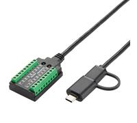 Exsys EX-1303 USB 2.0 a 1 cavo seriale RS-232/422/485 e TTL con blocco terminale a 18 pin