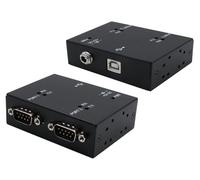 Exsys EX-13072HM USB 2.0 a 2 x seriale RS-232 FTDI Chipset alloggiamento in metallo