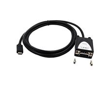 Exsys EX-2311-2 - Cavo USB 2.0 C maschio a 1 x seriale RS-232 da 1,8 m con spina a 9 pin, indicatore LED nero