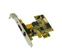 Exsys EX-3500 - Controller di archiviazione (RAID) - 2 trasmettitori/canale - SATA 3Gb/s a basso profilo - 300Mbps - RAID 0, 1,
