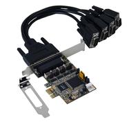 EXSYS EX-44384 scheda di interfaccia e adattatore Interno VGA (IO Exsys PCIe 4x Seriell DB9 [EX-44384] inkl. LP) NEW