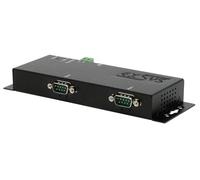 EXSYS GmbH Ethernet zu 2 x RS-232/422/485, inkl. 12V/3A Netzteil (EX-6122-2)