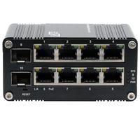 Exsys EX-62035MPoE-SFP-8+2 Porte Industrial Gigabit SFP Poe+ Mini Switch Web Gestito