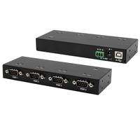 EX-13074HM USB 2.0 a 4 x seriale RS-232 FTDI Chipset alloggiamento in Metallo
