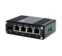 Exsys Switch mini PoE+ SFP o alimentatore industriale DIN Rail・Switch・1 Gbps (EX-62020POE-SFP)