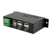 Exsys USB 2.0 Hub extern Din-Rail Kit 4 EX-1163HMS