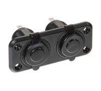 Ext-2, doppia presa corrente, montaggio ad incasso, 12/24V