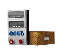 EXT 2322 - Distributore di corrente da parete, 32 A, 16 A, 4 x 230 V