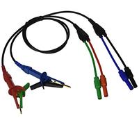 Extech 380565 Cavi di prova con clip Kelvin per Milliohm Meter Modello 380580