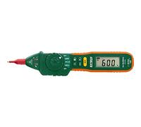 Extech 381676A Multimetro Penna 9 Funzioni, NCV Senza Contatto | Gamma auto/manuale, CA/CC fino a 600V, corrente, resistenza, diodo, hold dati, cavi, pinze