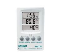 Extech 445702 Indicatore di umidità relativa/temperatura con orologio