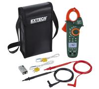 Extech EX623A 600A AC/DC Clamp Meter with IR and Dual Type K | True RMS, NCV, termometro IR integrato, T1/T2 differenziale, LoZ, filtro passa-basso, spunto corrente