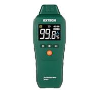 Extech MO55A Misuratore Umidità Pin e Senza Pin, LCD Colore | Modalità pin e senza pin, legno/materiali edilizia, LCD colore alto contrasto, allarmi udibili, pin