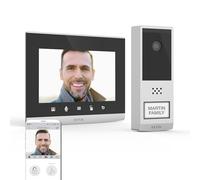 Wave 2 videocitofono senza fili wireless con schermo da 7" portata 350 metri