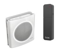 Extel diBi More Amplificatore Wireless Campanello, Portata 200 m | Estende campanello, videocitofono o telefono, portata 200 m, 85 dB, flash luminoso, sensibilità regolabile