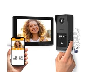 Extel - Videocitofono cablato collegato con accesso tramite impronte digitali - Digital Connect - Extel - 720335 -