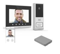 Extel - Videocitofono collegato - wireless, lungo raggio 350 metri - Wave 2 - Extel - 720321 - Visiofono Extel Wave 2 + 1 batteria (2 in tutto)