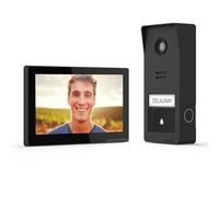 Extel Wave 3 Videocitofono senza fili collegato con lettore di impronte | 2K, visione notturna, portata 350 m, batteria ricaricabile USB-C, App Extel Connect, accesso impronta digitale