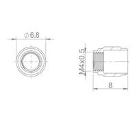 Extend Anello Di Fissaggio Sram Silver