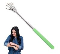 Extendable Back Scratcher - Metal Telescopic Back Itcher, Hand Shaped Scratch Stick | Portable Stainless Steel Back Scratcher for Adults and Kids, Outdoor Adjustable Backslap Reliever for Back Massage