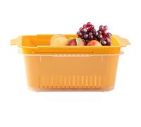 Extendable Sink Drain Basket - 28,4 x 24 x 11,5 cm Doppio-Layer Sink Strainer Sneakers | Hanging Extendable Drain Sneakers | Household Kitchen Sinks StrainerBasket | Colander for Kitchen