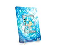 Extended Artwork per Pokemon Blastoise ex 151 MEW #184 Protezione Display Case