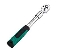 Extended Ratchet, Telescopic Socket Wrench, 72-Tooth Spanner, Interactive Multi Drive 1/4 3/8 1/2 Inch, Adjustable Length, Non Slip Grip, Ideal for Auto Repair, Garage Tasks 12.05x17.68 Inches