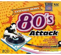 Extended Remix 80's Attack 2CD Original Artist 80's Disco Dance Hits Mint