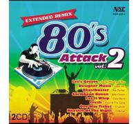 Extended Remix 80's Attack Vol.2 2CD Original Artist 80's Disco Dance Hits Mint