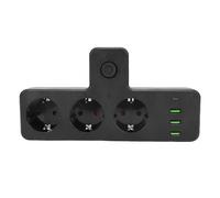 Extender di uscita, Outlet multi -tappo a 3 punti CA con 3 porte USB 1 Porta di tipo C Multi Functional Strip con interruttori per il dormitorio