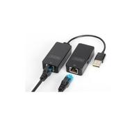 EXTENDER DIGITUS A USB 2.0 TO RJ45, FINO A 50mt TRAMITE CAVO RETE CAT 5E, NERO,